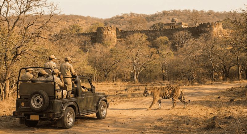 Billet Parc national de Ranthambore : billet de safari avec option de prise en charge