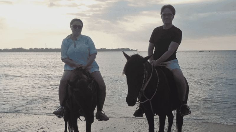 Billet Gili Air : 1 heure d'aventure à cheval