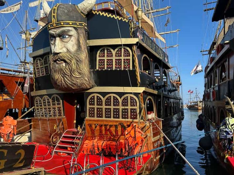 Billet Alanya : tour en bateau pirate avec repas et boissons