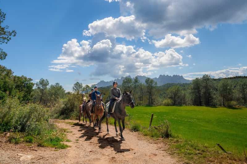 Billet Depuis Barcelone : Excursion à cheval dans le parc national de Montserrat