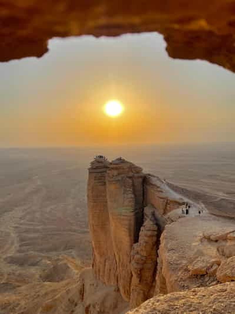 Billet Riyad : Excursion en 4x4 jusqu'au bout du monde au coucher du soleil