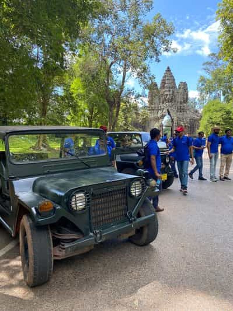 Billet Siem Reap PM : Demi-journée à Angkor Wat et Ta Prohm en Jeep Vintage