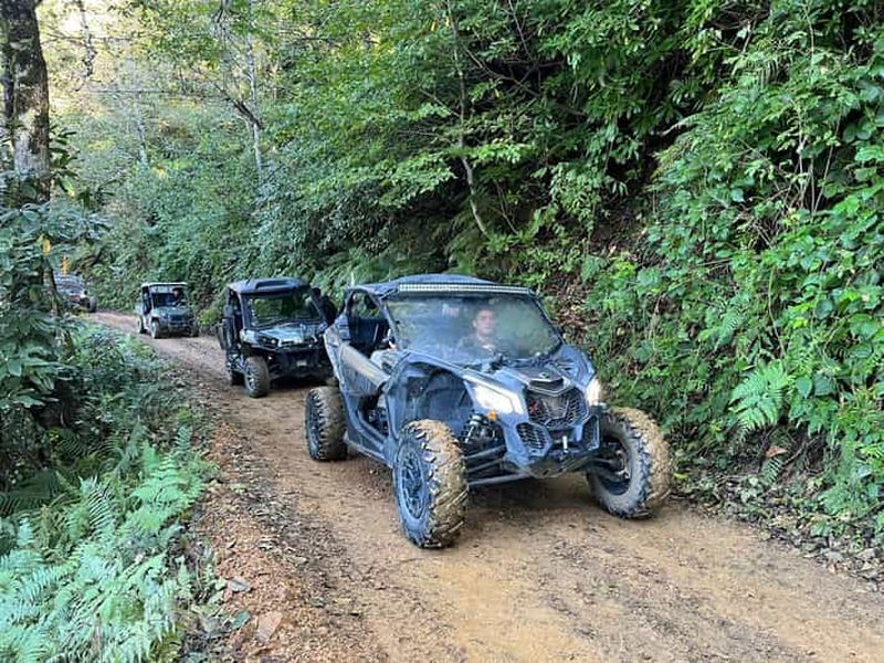 Billet Batumi : aventure en quad, buggy Maverick et équitation à Mtirala