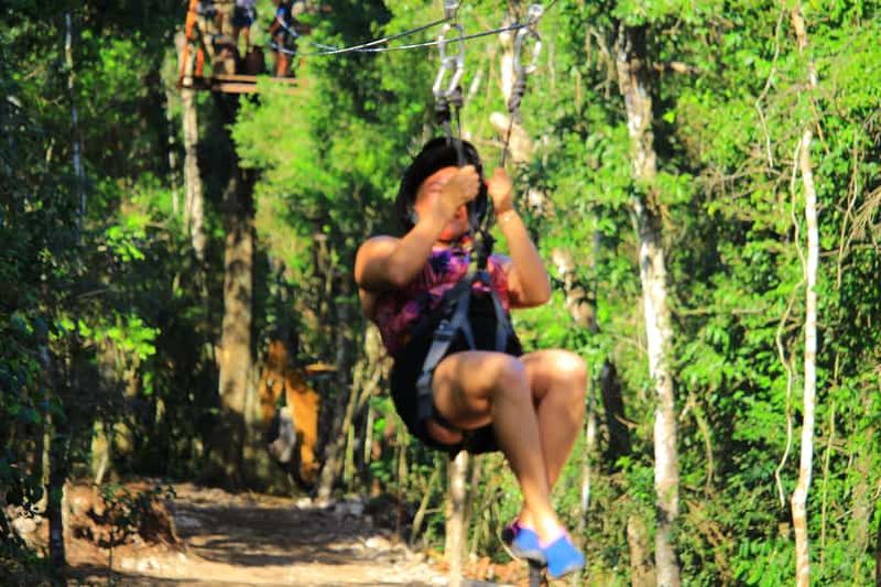 Billet Tulum : Parc de la jungle : quad, tyrolienne et aventure dans le cénote