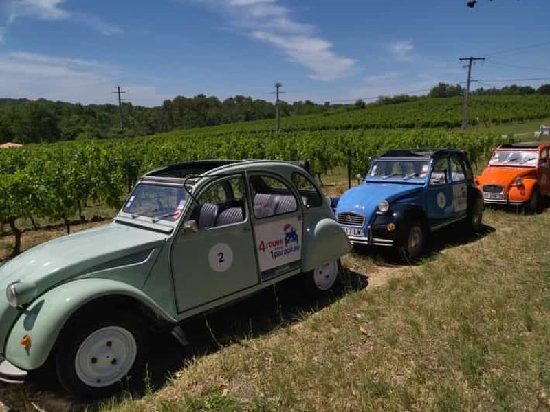 Billet Visite privée d'une demi-journée à bord d'une Citroën 2CV