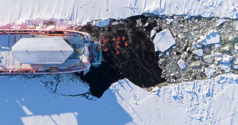 Billet Rovaniemi : croisière en brise-glace, baignade et transfert