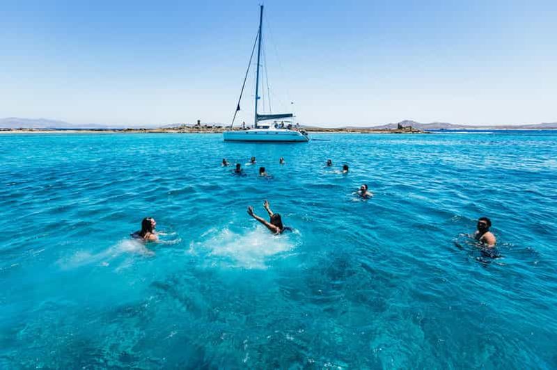 Billet Mykonos : Croisière commentée à Rhenia et visite guidée de Delos