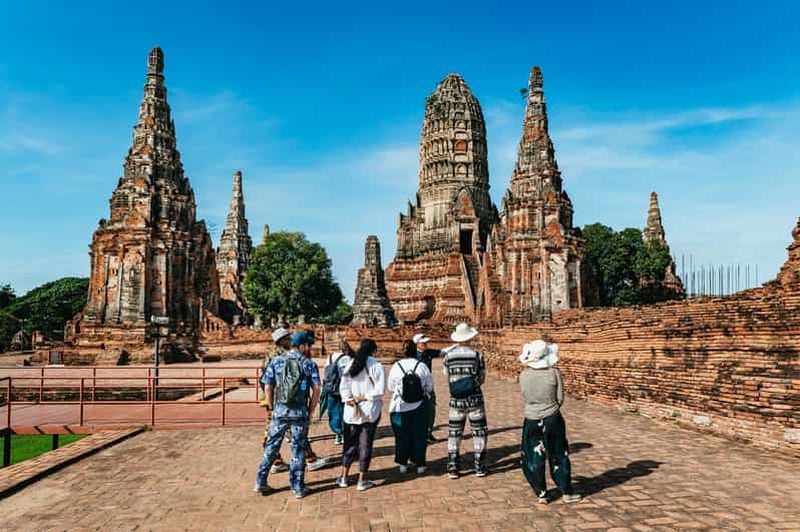 Billet Depuis Bangkok : visite guidée des temples d'Ayutthaya avec déjeuner