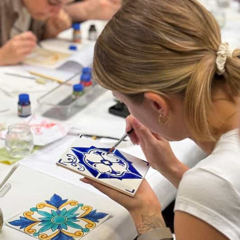 Billet Porto : atelier de peinture sur carreaux avec vin de Porto - Sé do Porto