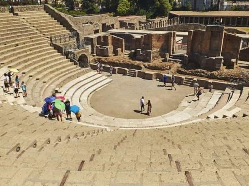 Billet Depuis Rome : Pompéi et Vésuve Excursion guidée d'une journée avec déjeuner
