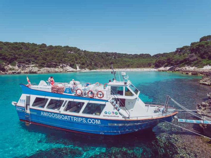 Billet Cala'n Bosc : excursion en bateau de 3,5 heures sur la côte sud