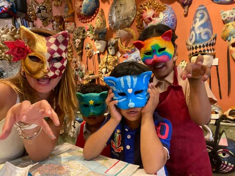 Billet Venise : visite à pied privée adaptée aux enfants avec activités