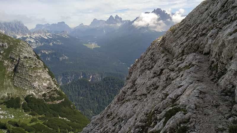 Billet Dolomites : randonnée de trail running à Sorapiss