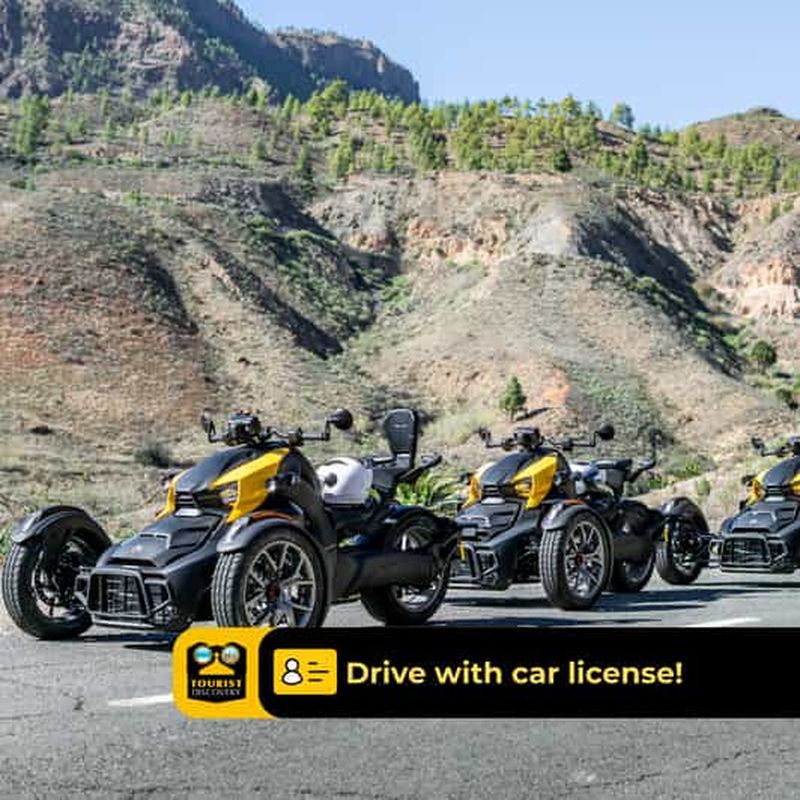 Billet Grande Canarie : moto 3 roues / buggy / quad Can-Am Ryker