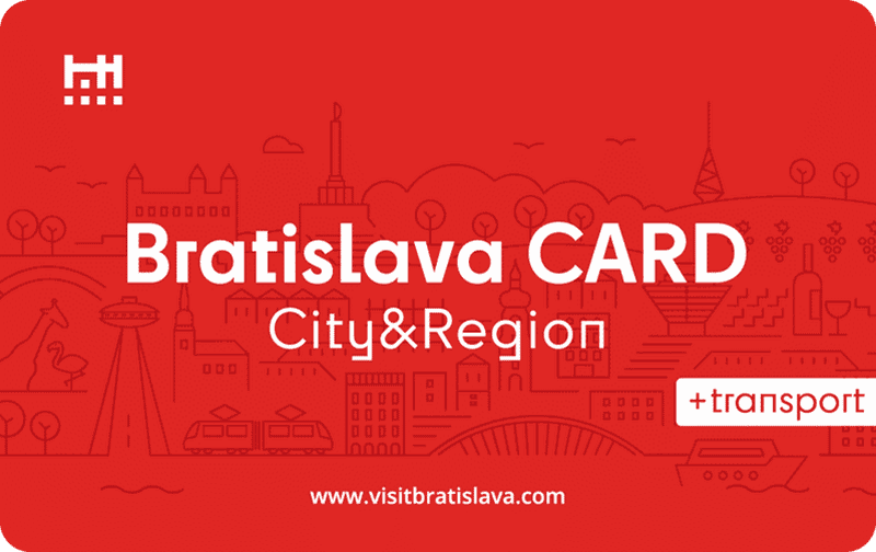 Billet Bratislava Card avec option de transports publics et visite à pied