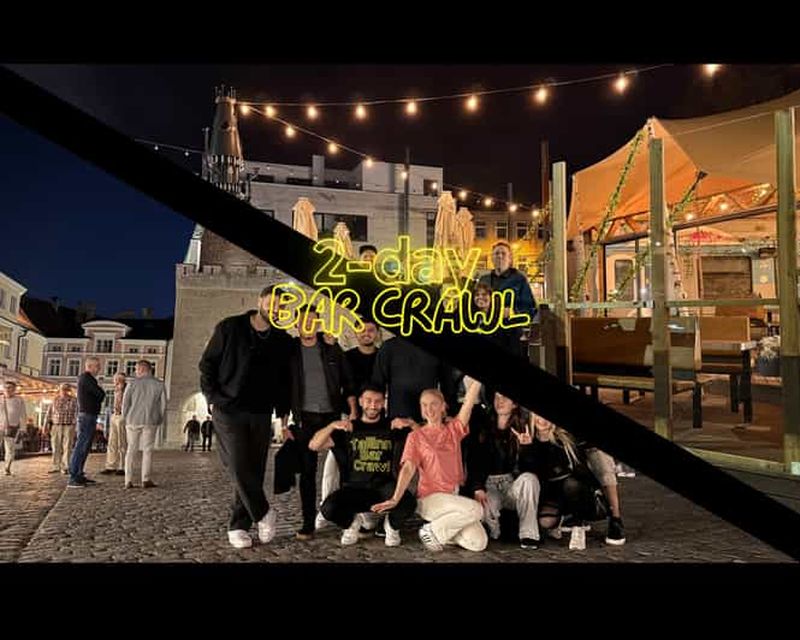 Billet Tallinn : Tournée des bars de 2 jours dans la vieille ville et à Telliskivi, avec shots et réductions