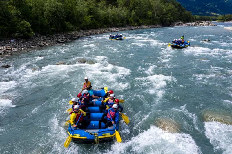 Billet Laax, Flims, Ilanz : Vorderrhein Rafting (demi-journée)