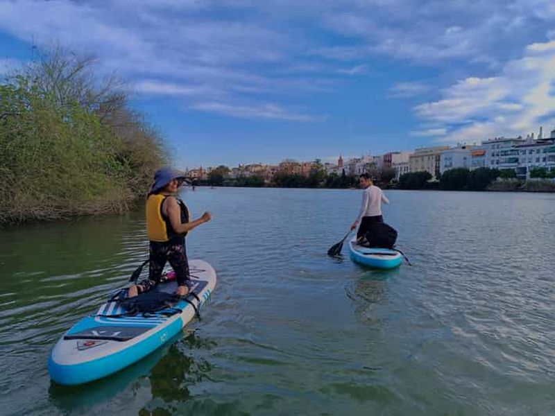 Billet Excursion en paddle surf : Séville historique, Triana et La Cartuja