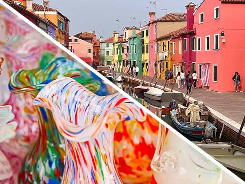 Billet Au départ de Venise : Visite d'une demi-journée des îles de Murano et Burano en bateau