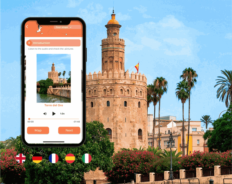 Billet Centre historique de Séville : visite autoguidée + billet Casa Pilatos