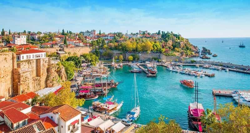 Billet Antalya : visite de la vieille ville avec bateau, téléphérique et cascade