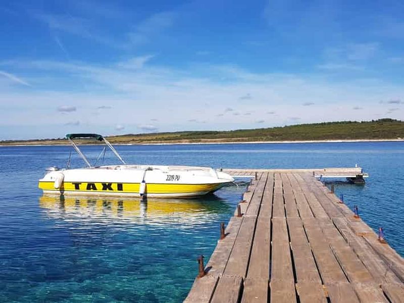 Billet Medulin : transfert en hors-bord vers le cap Kamenjak ou l'île de Levan