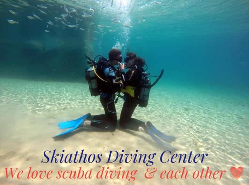 Billet Skiathos : cours de plongée sous-marine pour débutants et plongée sur le rivage
