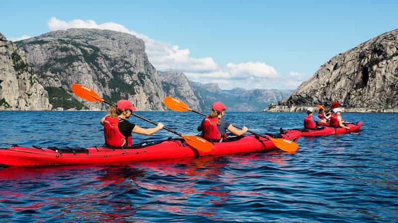 Billet Stavanger : kayak guidé dans le Lysefjord