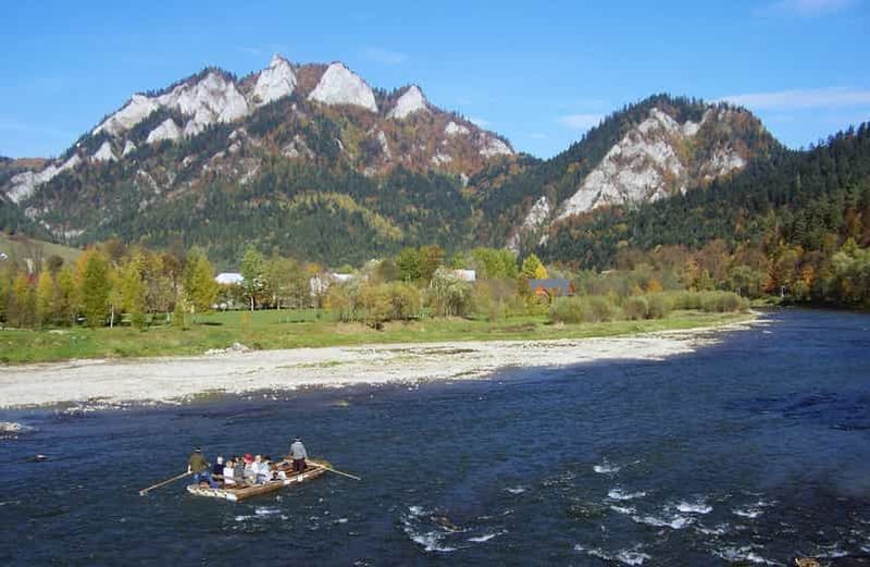Billet Au départ de Cracovie : Rafting sur la rivière Dunajec avec option bains thermaux