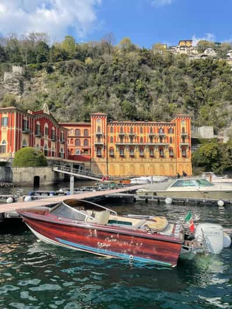 Billet Lac de Côme : visite privative en bateau en bois avec couverture hivernale