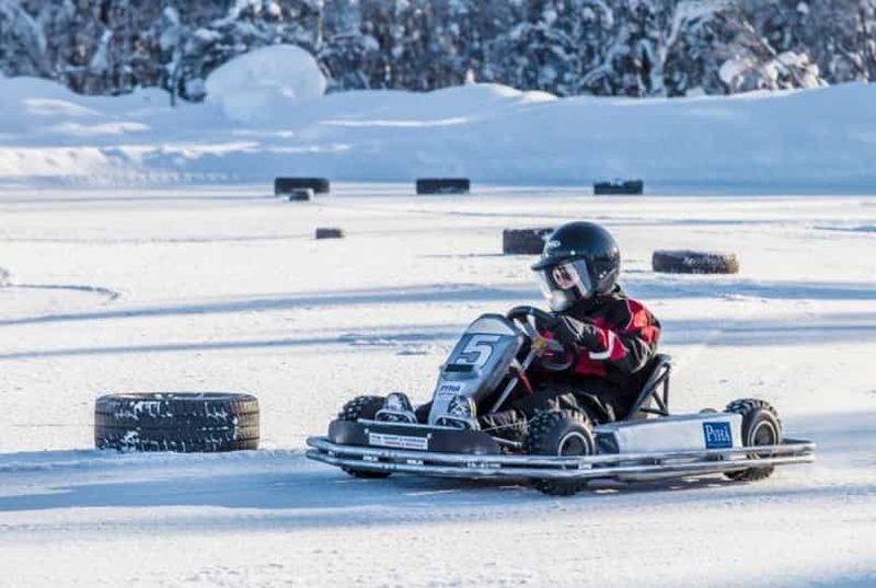 Billet Pyhätunturi : expérience de course de karting sur glace