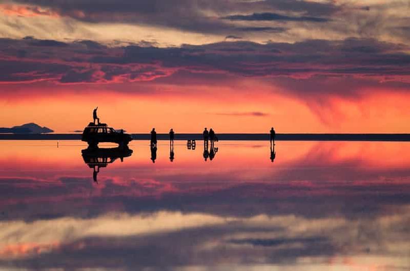 Billet Depuis Uyuni : Coucher de soleil et étoiles nocturnes dans le salar d'Uyuni