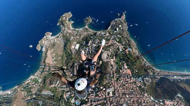 Billet Parapente Tandem Taormina + Vidéo/Foto e GoPro + Acrobatie