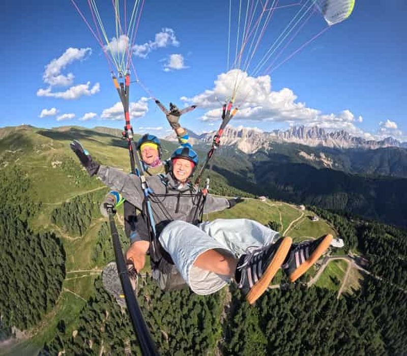 Billet Bressanone/Plose : Vol en parapente en tandem à travers les montagnes pour petits et grands