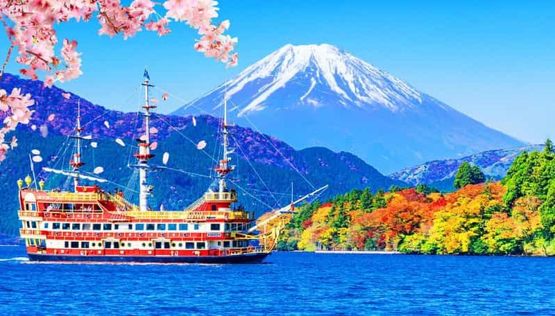 Billet Tokyo : excursion au mont Fuji, téléphérique d'Hakone, Owakudani, lac Ashi