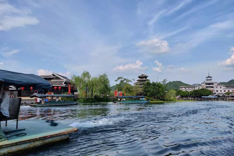 Billet Guilin : croisière sur la rivière Li, rafting et café, excursion privée d'une journée
