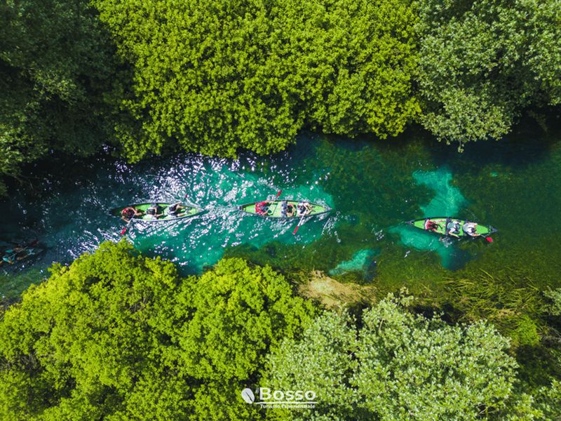 Billet Capestrano : Excursion en canoë canadien sur la rivière Tirino