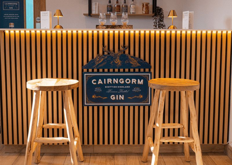 Billet Aviemore : dégustation de gin Cairngorm et de chocolat