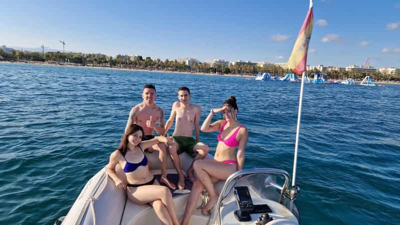 Billet Salou : Excursion en bateau zodiac privé dans les criques de Salou