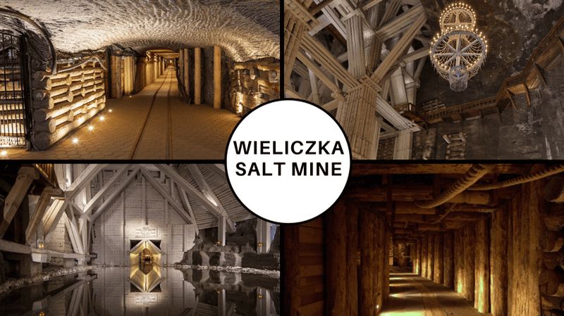 Billet Cracovie : visite guidée de la mine de sel de Wieliczka avec transfert