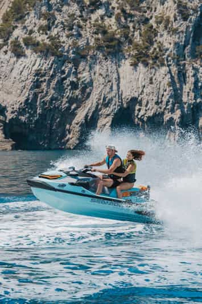 Billet Alcudia : Excursion en jet ski à l'île du Phare avec photos