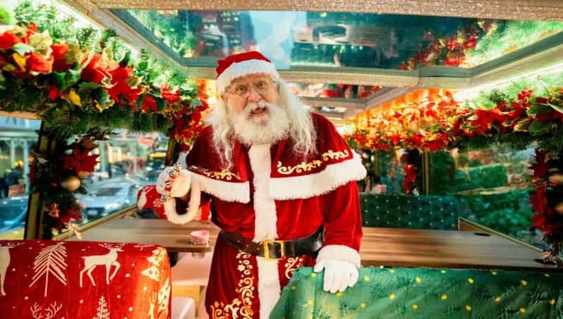 Billet Dallas : visite en bus du North Pole Express Highland Park avec le Père Noël