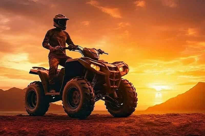 Billet Forfait désert d'Agafay, balade en quad, promenade à dos de chameau et dîner-spectacle