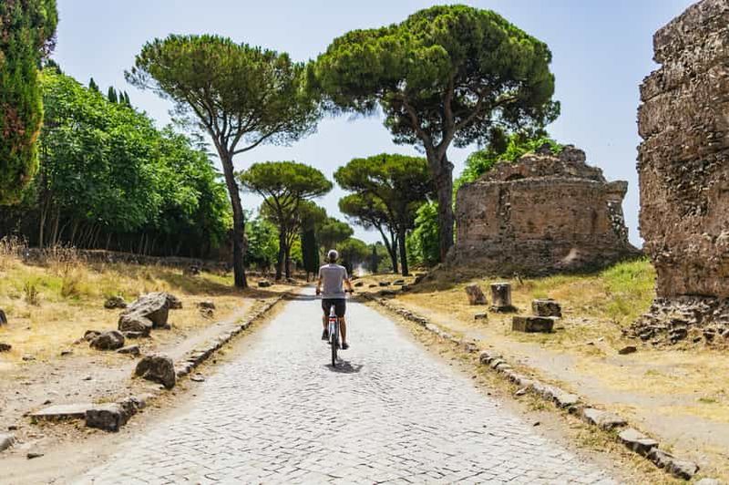 Billet Appia Antica : Location de vélo à la journée avec itinéraires personnalisables