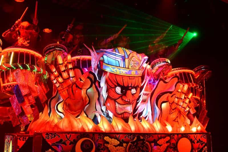 Billet Tokyo : spectacle son et lumière légendaire avec repas et boissons