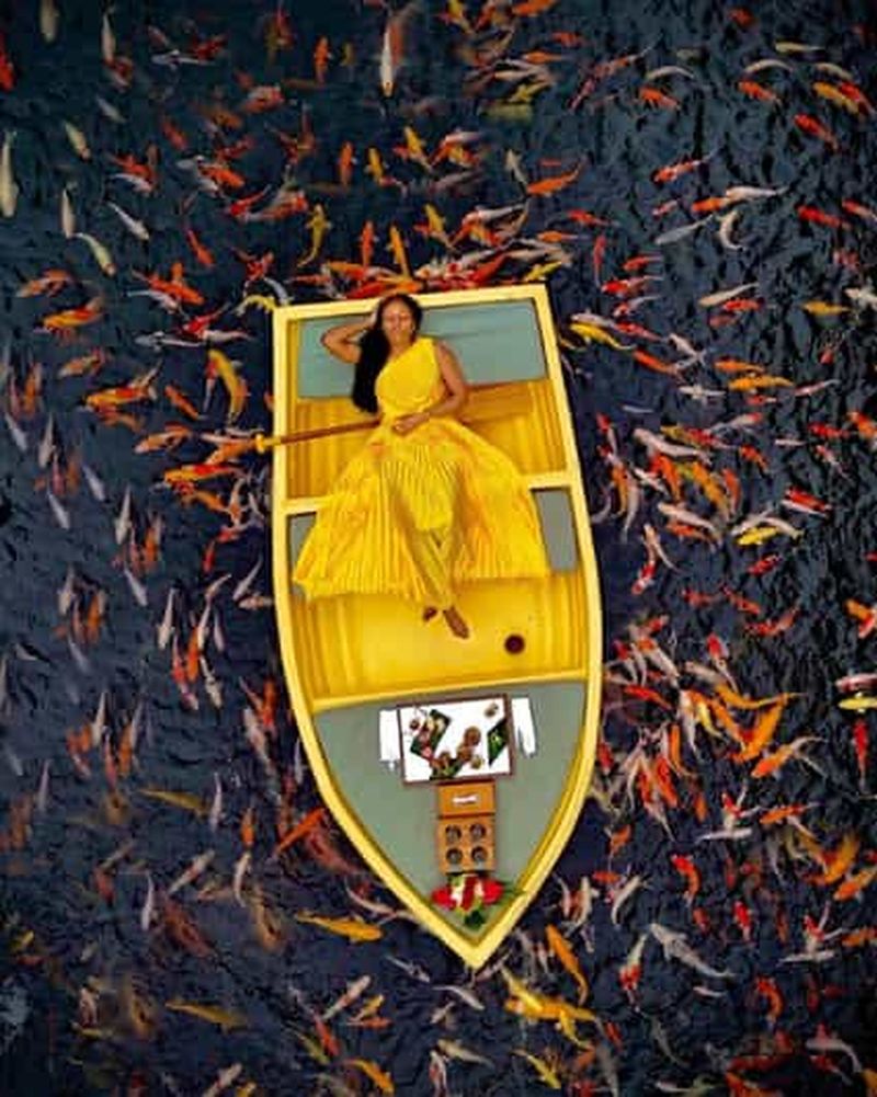 Billet Ubud : l'authentique expérience photo avec les carpes koï et le bateau jaune