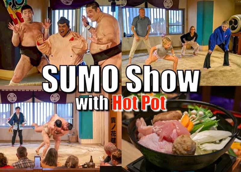 Billet Tokyo : atelier familial de sumo et spectacle de lutte en direct avec déjeuner