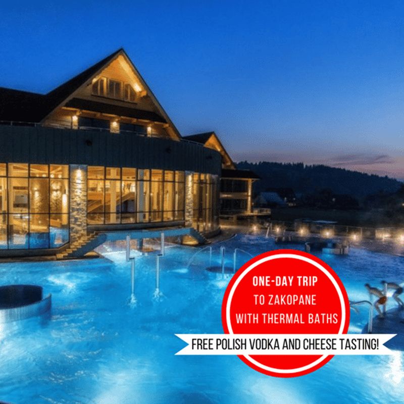 Billet Depuis Cracovie : Visite de Zakopane avec prise en charge à l'hôtel et bains thermaux