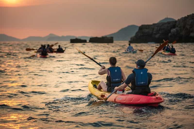 Billet Dubrovnik : Excursion en kayak et plongée en apnée au coucher du soleil