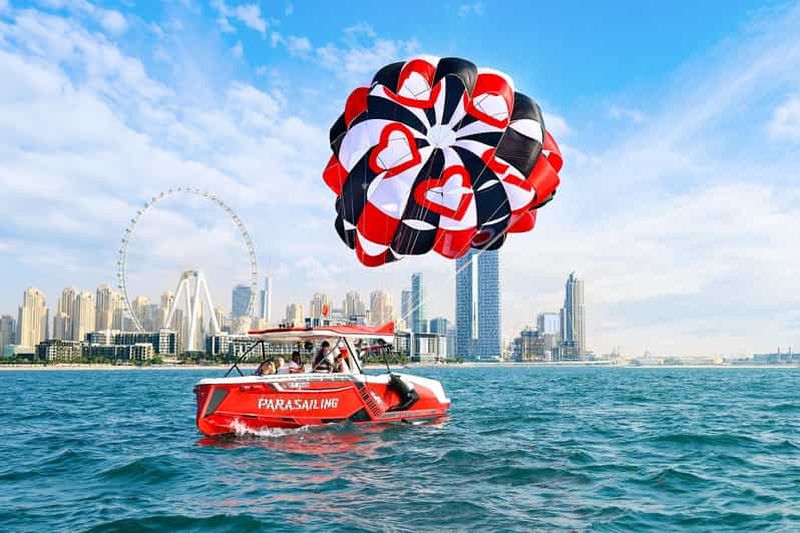 Billet Dubaï : JBR et vues sur les palmiers en parachute ascensionnel pour les couples